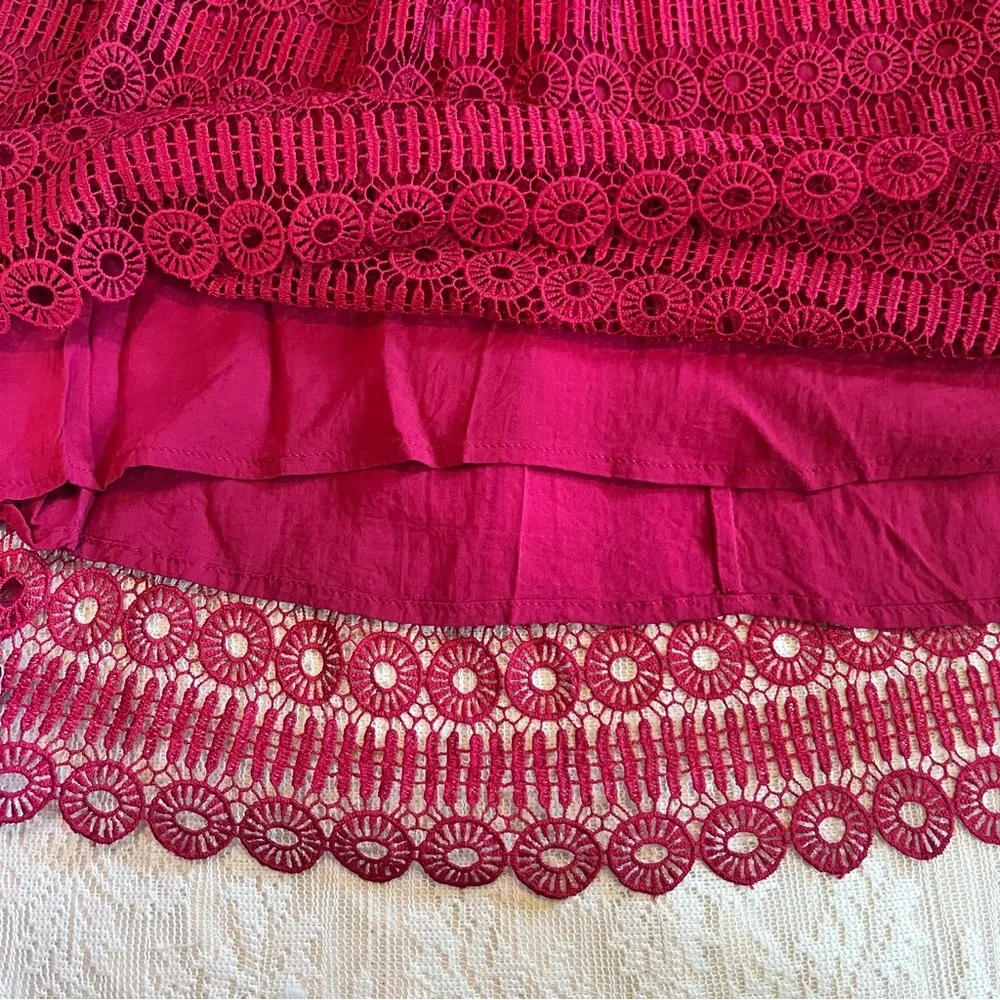 Anthropologie Floreat Aveline long sleeve lace crochet dress - Picture 7 of 10